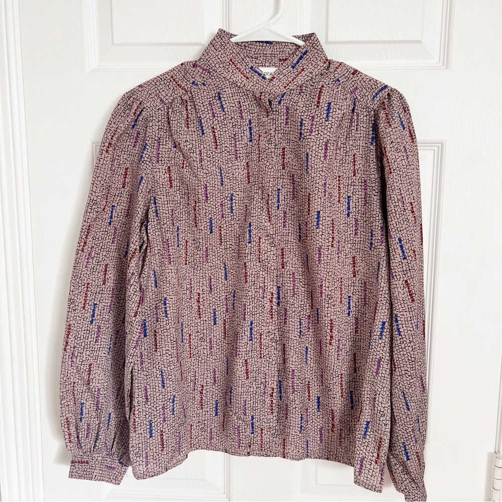 Vintage Lady Arrow | High Neck Blouse